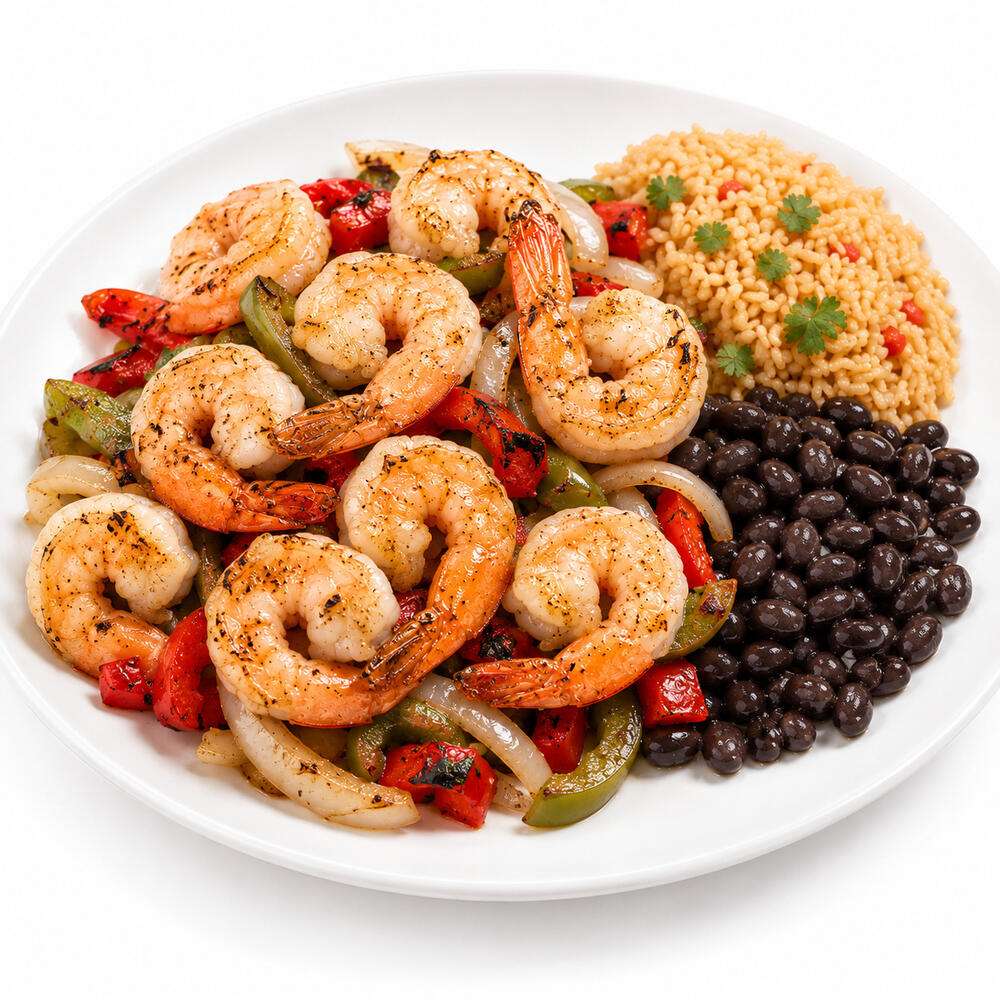 Jumbo Shrimp Fajitas